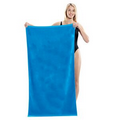 Promotional Velour Terry Beach Towel (Color Embroidered)